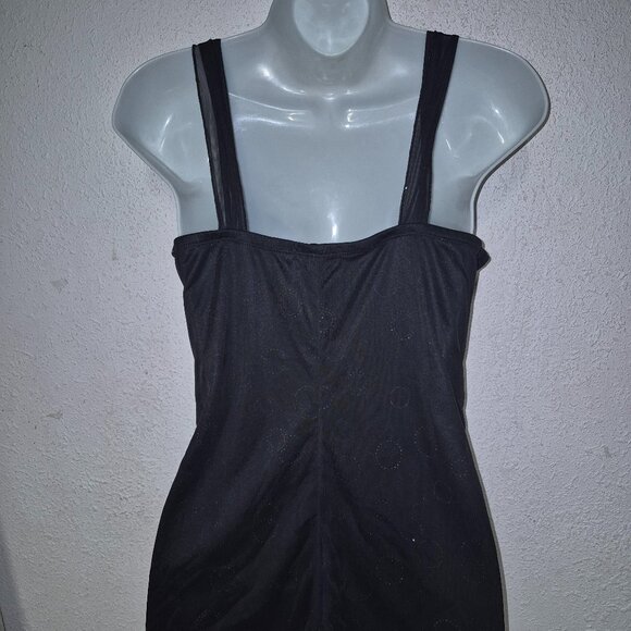 studio 1940 ** stylish top, Black with sequins and glitter, size Medium - Picture 3 of 15